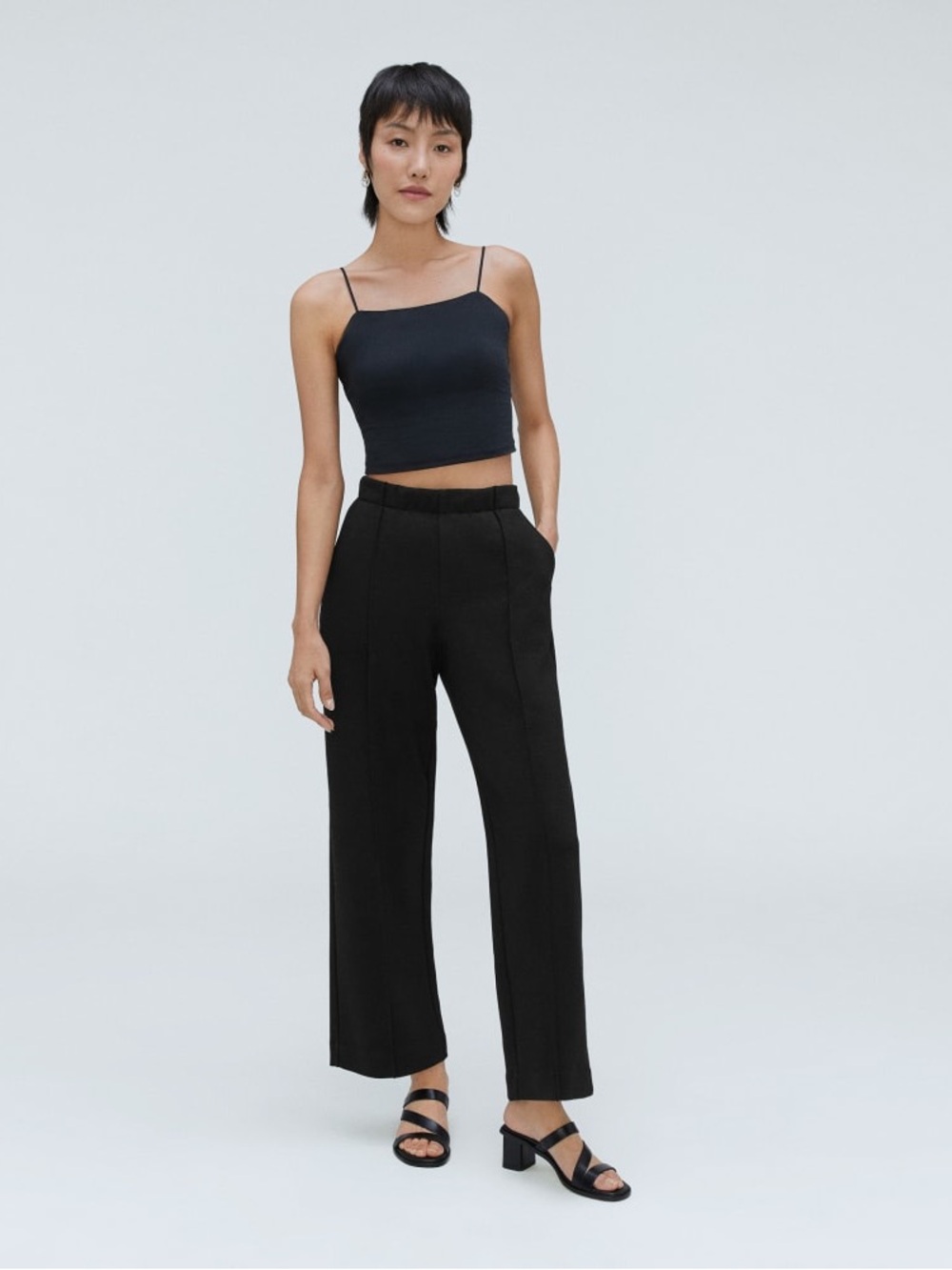 Everlane Wide Leg Dream Pant / Black / Size 6